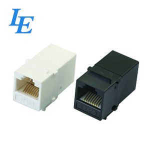 Silver Rj45 180 Keystone Jack With FCC Connector Fitting For Cat 5e General