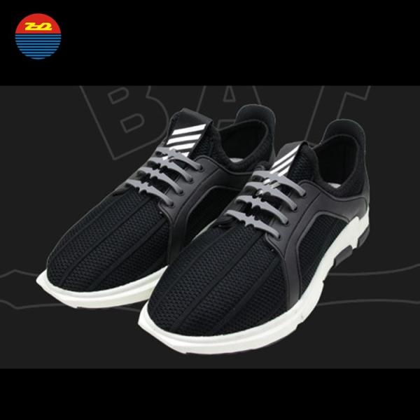 Quality 60mm*16 No Tie Silicone Shoelaces Easy To Clean Safe And Durable Velcro Band Like Design wholesale