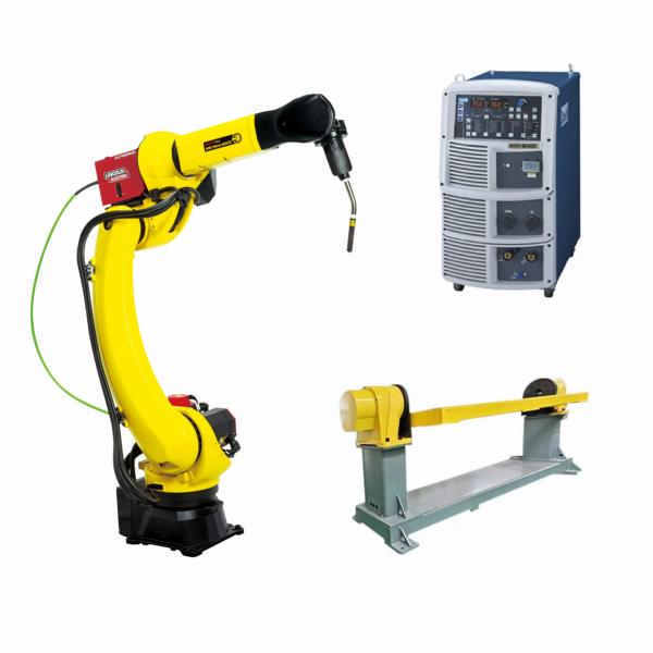 Fanuc ARC Mate 120iD Welding Robot 6 Axis With OTC Welder And CNGBS Welding