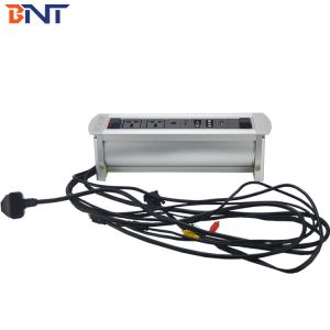 180 Degree Rotating Angle 3Mm Surface Panel Silver Desktop Multimedia Connector