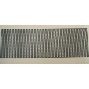 Carbon Fiber PVC Coated Mesh Black Automobile Network 120cm X 40cm Size Plastic