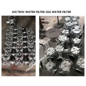 Suction Coarse Water Filter ZMS-A400 CB/T497-2012，Pipe Basket Seawater Filter