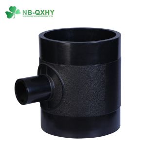 Plastic Pipe Fitting Reducing Tee Equal Tee Butt Fusion HDPE Tee for Lateral
