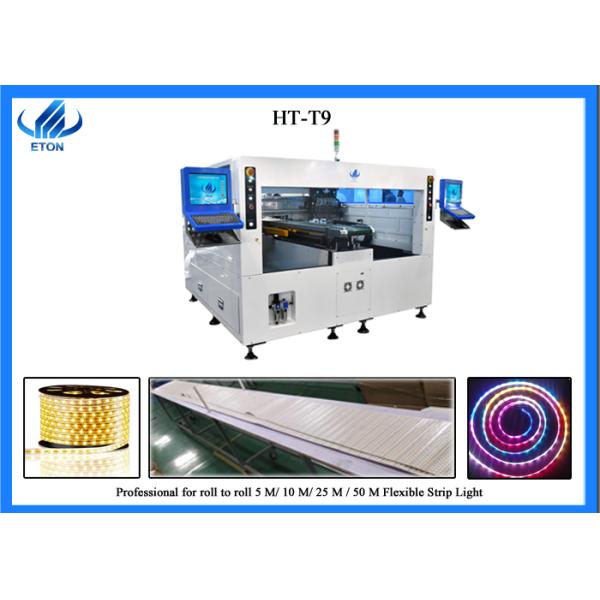 LED Long Strip Light Making Machine HT-T9 Roll to Roll Solution Machine smt mounter high speed pick and place machine