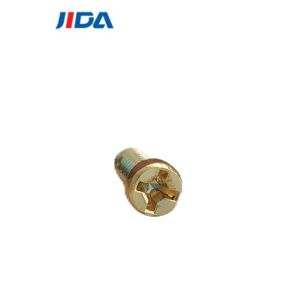 M4x10 Cylindrical Head Anti Slip Phillips Machine Screws Square Cross Compound