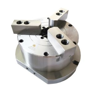 Vertical Pneumatic Three Jaw Chuck In Lathe Machine