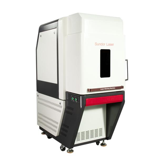 Safety Enclosed Cabinet Type 20W Fiber Laser Marking Machine For Precise Marking