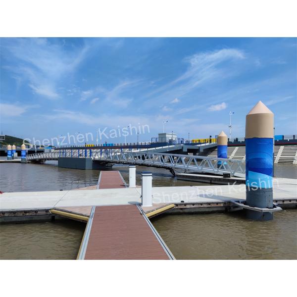 Quality Durable Aluminum Alloy Marina Floating Docks With LLDPE Floats For Yacht Floating Pontoon wholesale