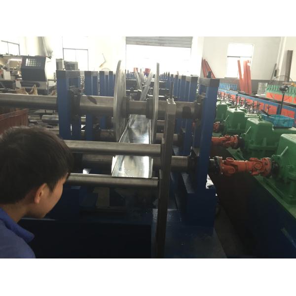 PLC Touch Screen Control Cable Tray Roll Forming Machine Cable Tray Making