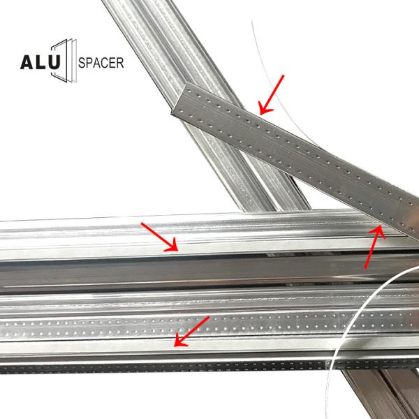 ABM Labour saving aluminum bar with two side adhesive butyl tape for insulating