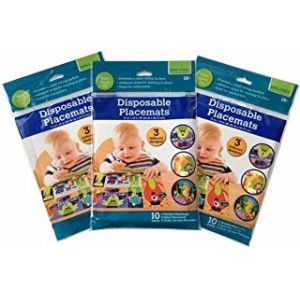 Disposable Placemats Baby Placemat for Restaurant Extra Adhesive Sticks to Table