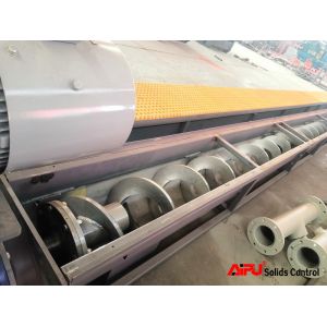 Fixed Gearbox Auger Screw Conveyor Stainless Steel Operating Temperature 45°C