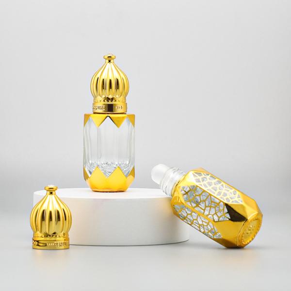 6ml 8ml 12ml Empty Glass Roll On Bottle Luxury Cosmetic Packaging Container