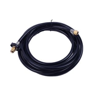 12ft Industrial LPG Propane Adapter with Quick Connect and 1/4 Inch Rubber Gas