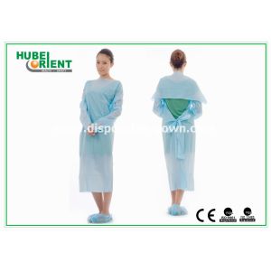 China Protective & Waterproof Disposable Use CPE Gown With Thumb Loop for protect body from pollution on sale