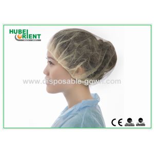 Colored bouffant caps disposable Breathable Round surgical head cover
