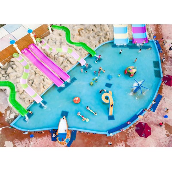 Quality Anti Static Fiberglass Water Slide For Amusement Park wholesale