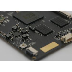 FR4 SMT PCB Assembly Black Soldmask White Silkscreen