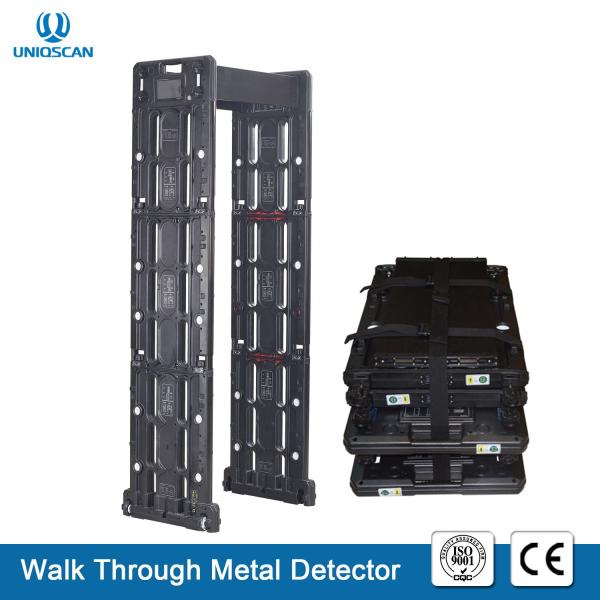 Portable Walk Through Security Scanners Detector Automatic Counting IP55 AC85
