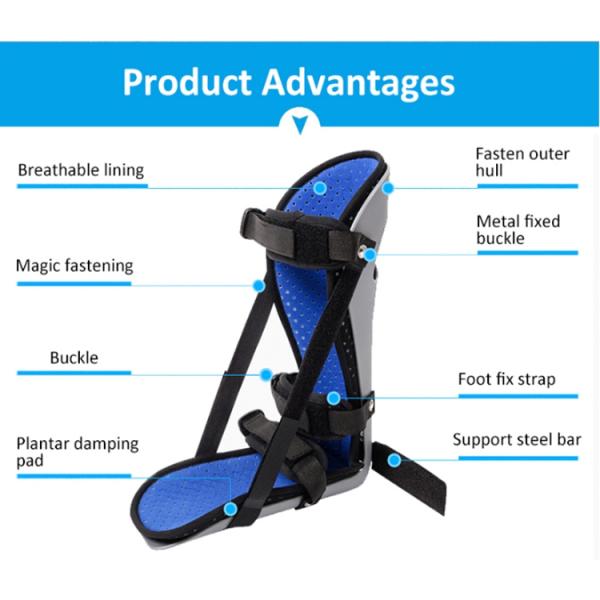 Orthopedic Metal Ankle Supporter Ankle Immobilizer Plantar Fasciitis Night Splint