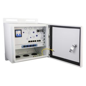 Customized Pole Mounted Network Switch Cabinet EB2042PG Outdoor Smart Surveillan
