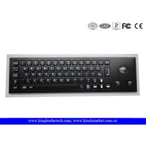 Compact USB Industrial Computer Keyboard with Optical Trackball and Korean