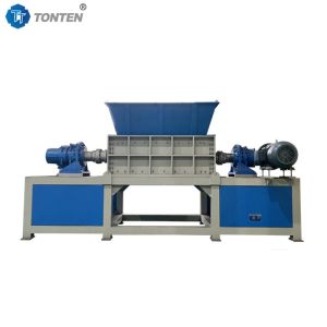 Stable Performance Double Shaft Shredder Easy Maintenance Forrubber Industry