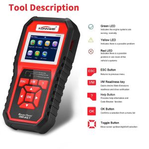 Professional Engine Fault Diagnostic Scanner Code Reader With Printer