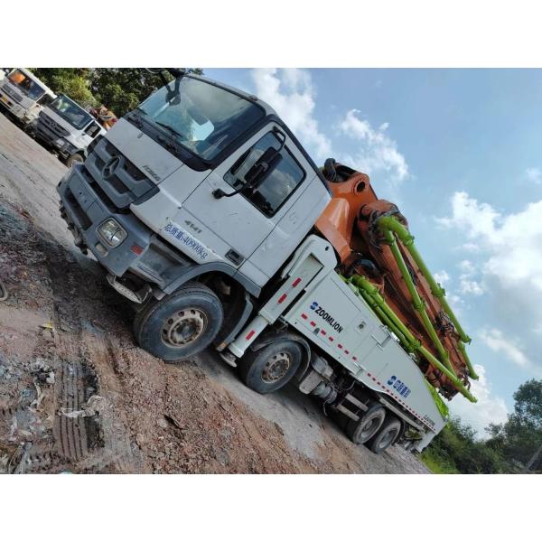 Quality 1370mm Feeding Height Used Construction Concrete Pump 52m Heavy Equipment in Orange wholesale