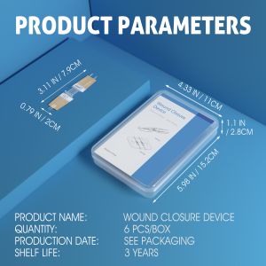 PWF1001 Flexible Fabric Bandages Wound Closure Device 6PCS