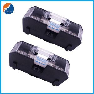 1 Pole 10x38mm Ceramic Cylinder Fuses Holder 600V 700V Fuse Base