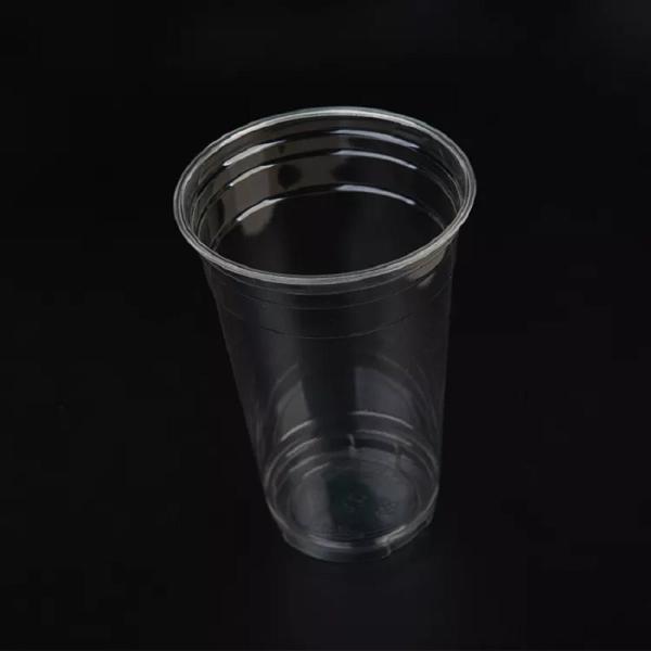 16 20oz Custom Printed Compostable Biodegradable PLA Cups Clear Disposable