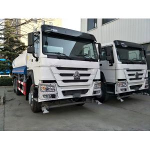 China SINITRUK Water Tank Truck 6x4 LHD 371HP 18CBM White Large Capacity on sale