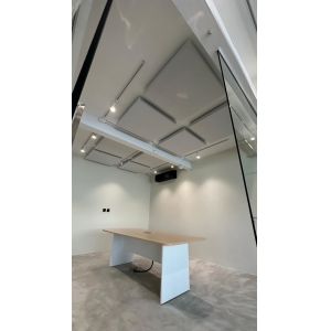 Easy Installation Fireproof Fabric Wrapped Acoustical Panels Sound Absorbing