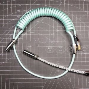 Mechanical Keyboard Cable Audio Microphone Metal XLR 4P Connector Coupling Type