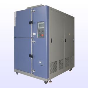 Custom Made Two Zone Hot Cold Thermal Shock Testing Machine For Building