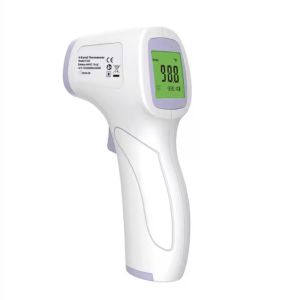 Cheap DC 3V Battery Power Forehead Infrared Thermometer With 35 Groups Data Storage for sale