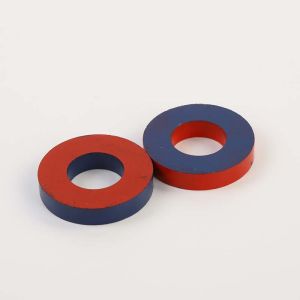 China Axial Dia30mm Ceramic Ring Magnet For Educational on sale