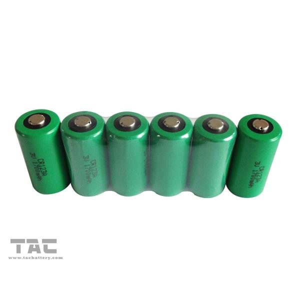 High Capacity 3.0V CR123A 1700mAh Li-Mn Battery