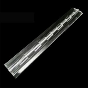 China Translucent Clear Acrylic Hinges For Plexiglass Doors Customized Thickness on sale