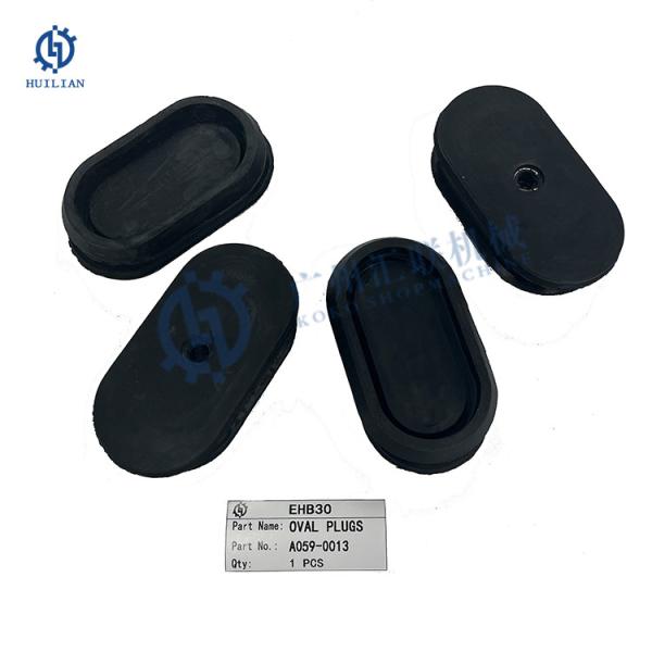 Quality A059-0013 B300-7212 B300-7213 B300-7214 B400-7266 oval plugs wear plate lower upper damper for Everdigm EHB30 wholesale