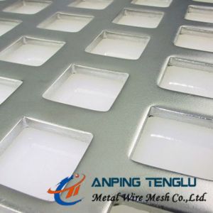 “Z ” Type Staggered, Square Hole Perforated Metal, SS304/316, Aluminum, Mild