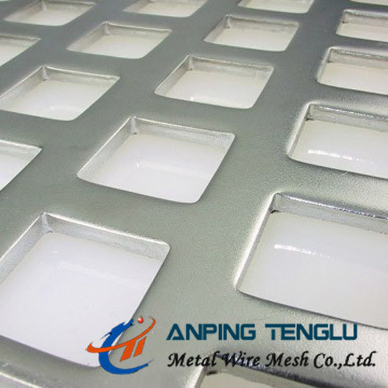 “Z ” Type Staggered, Square Hole Perforated Metal, SS304/316, Aluminum, Mild