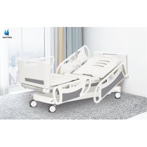 China Electric Motorized Hospital Bed With Centralized Control System And Plastic Bed Panels on sale