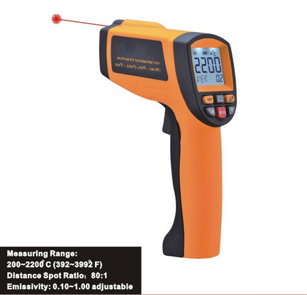 Industrial Infrared temperature Tester, Digital Laser Infrared Thermometer,
