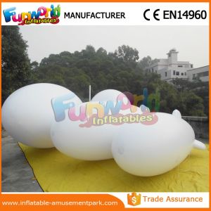 Giant White Or Customized Color Advertising Inflatables Helium Balloon Blimp