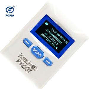 Cheap 134.2khz Temperature Microchip Reader FDX-B Scanner 1000 ID for sale