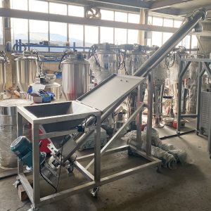 Custom Food-grade Screw Conveyor 304 Stainless Steel Conveying And Discharging