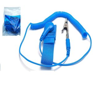 Conductive Nylon Elastic ESD Wrist Band Anti Static Bracelet Grounding Cord