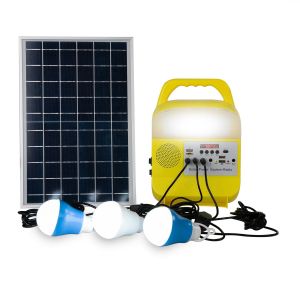 ISO 7500mah Solar Charger Emergency Light Solar Power Generation System